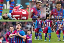 Barcelona`s new January signings shine today as the catalans thrashed Atletico 4-2 today at the Camp Nou.