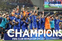 See Photos from Chelsea`s Club World Cup Triumph over Palmeiras in Abu Dhabi.