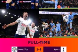 Manchester City 2-3 Tottenham. Spurs blow the EPL Title race wide open.