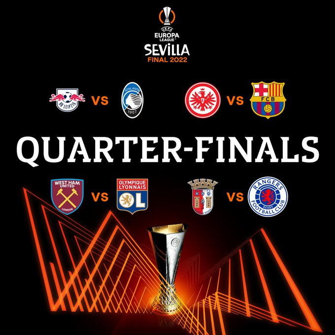Barcelona to face German club in the Europa League quarter-finals. Find out UEFA Conference League fixtures too as the European knockout matches heat up.