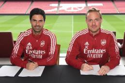 Mikel Arteta and Jonas Eidevall signing Arsenal contract extension till 2025