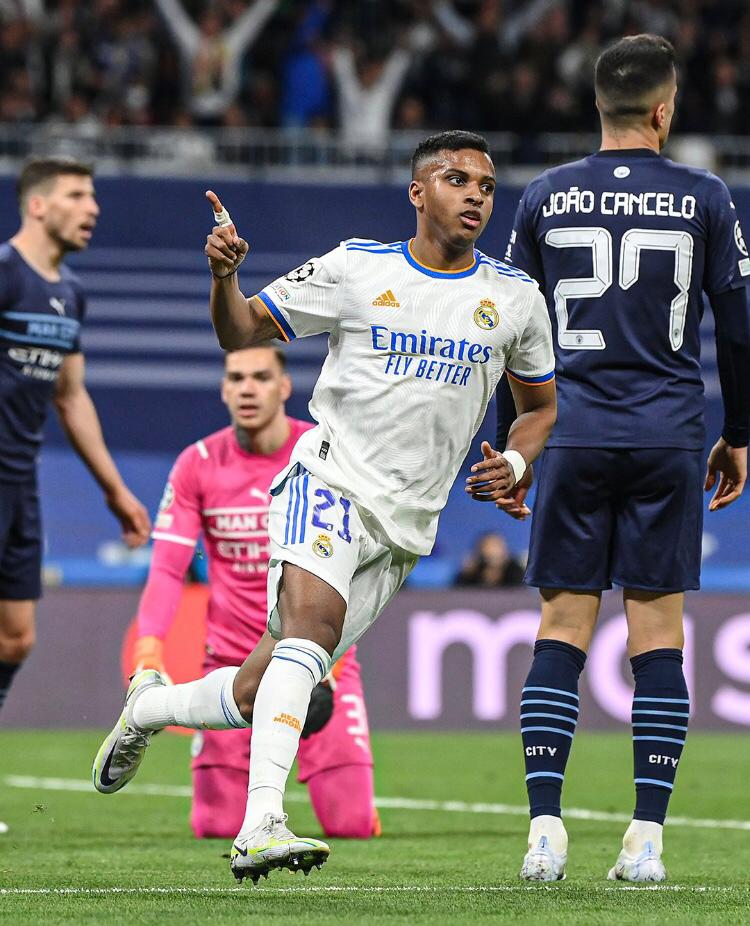 Rodrygo's double helps Real Madrid book UCL spot