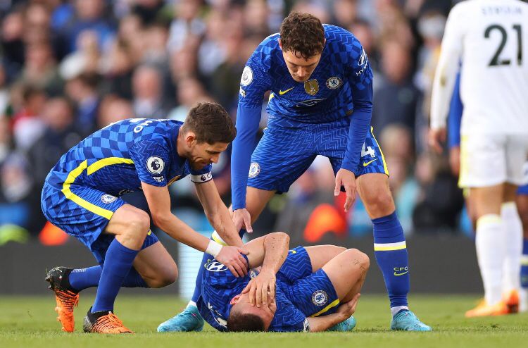 Chelsea midfielder Kovacic got injured against Leeds