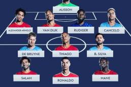 PFA 2021/22 Premier League team of the season.