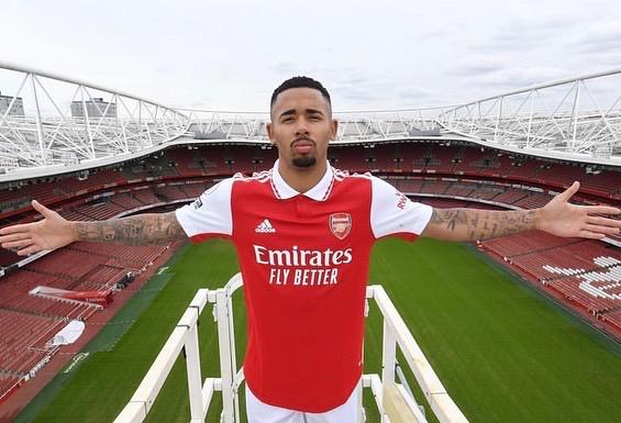 Arsenal unveil Gabriel Jesus 