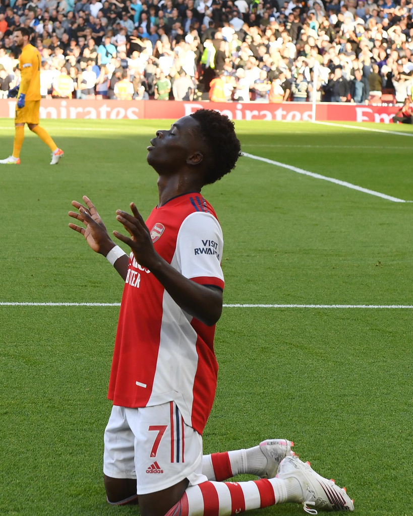 7 Interesting Facts About Arsenal's Bukayo Saka As Arsenal Star Storms Lagos