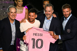 Best Reactions From Lionel Messi 's Inter Miami Presentation