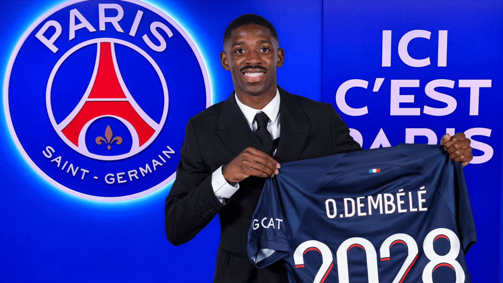 PSG Confirm The Signing of  Ousmane Dembélé