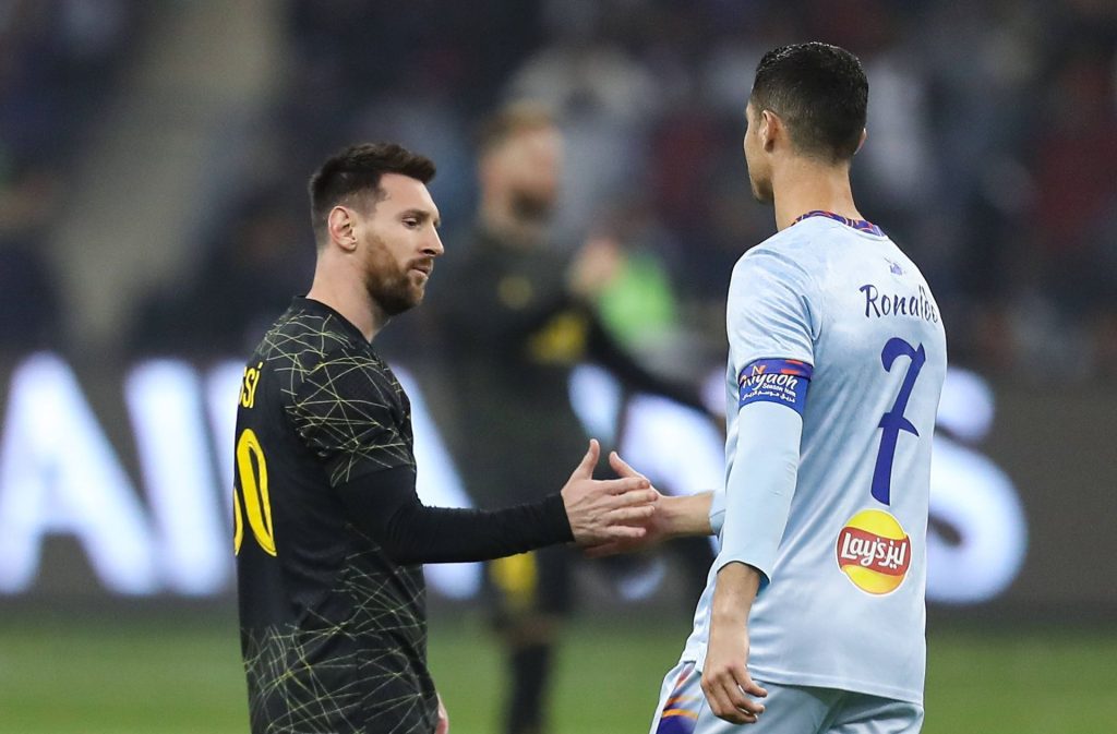 Lionel Messi and Cristiano Ronaldo
