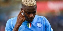 Napoli striker Victor Osimhen || Image via Getty