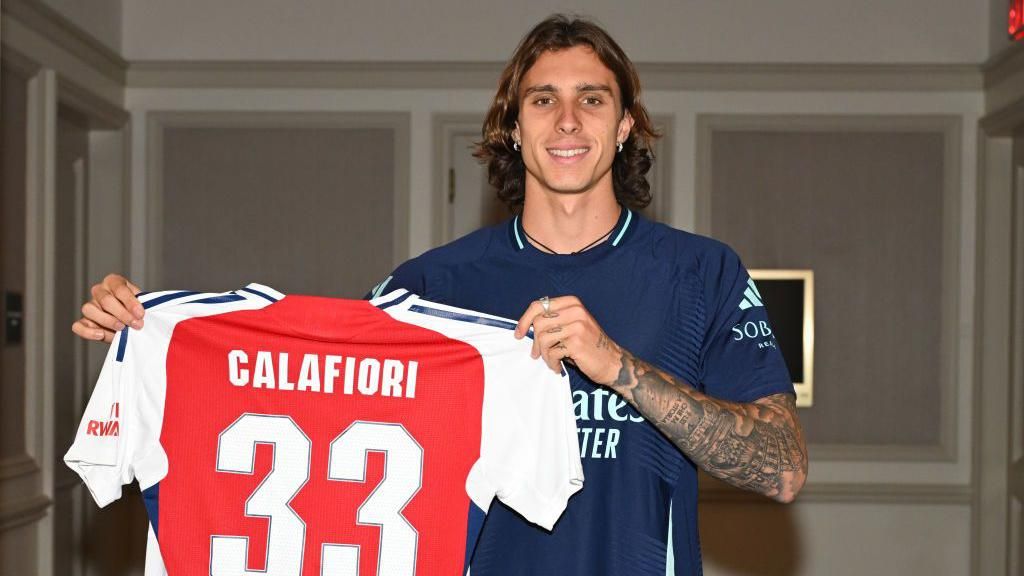 Arsenal new signing Riccardo Calafiori | Getty