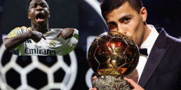 Rodri pips Vinicius Junior to Ballon d'or trophy