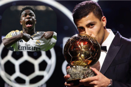 Rodri pips Vinicius Junior to Ballon d'or trophy